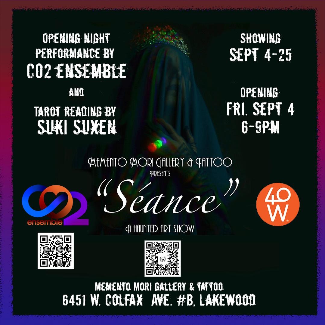Carbon Dioxide Ensemble Performing at Memento Mori Gallery Sep&nbsp;4